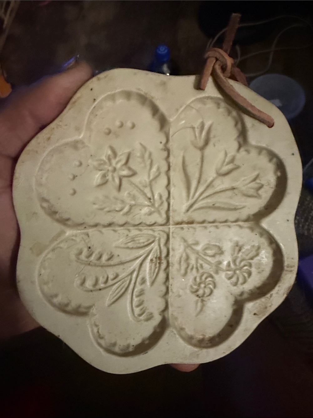 Brown Bag Cookie Art Four Hearts Mold